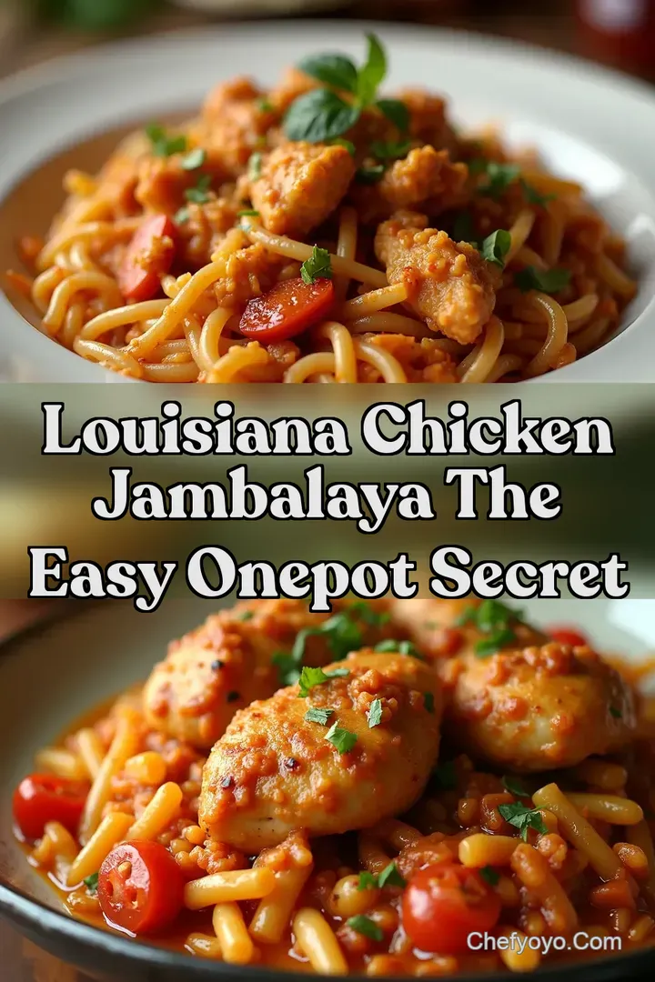 Louisiana Chicken Jambalaya The Easy OnePot Secret