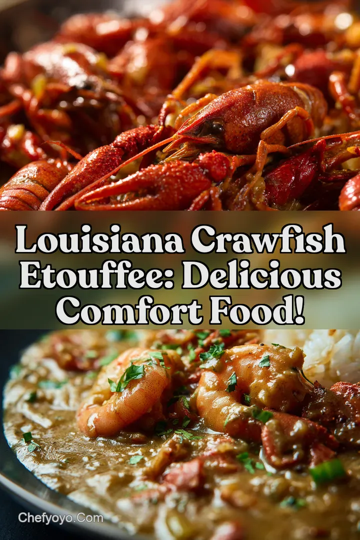 Louisiana Crawfish Etouffee: Delicious Comfort Food! : PIN FOR LATER Louisiana Crawfish Etouffee: Delicious Comfort Food!