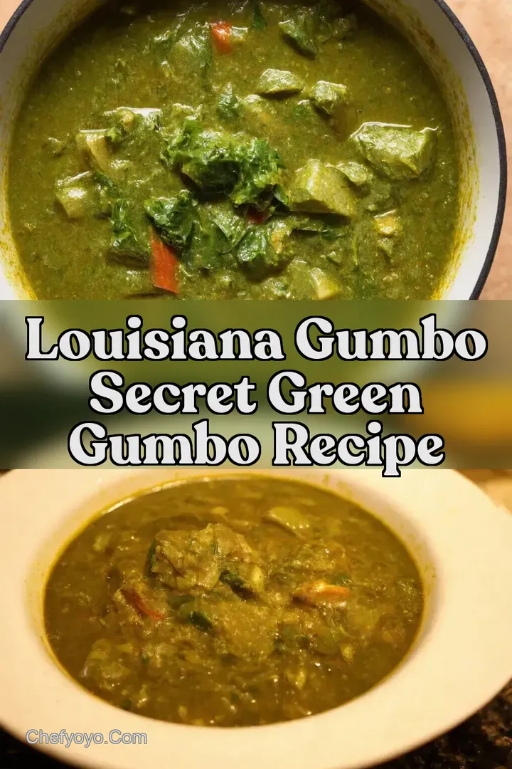 Louisiana Gumbo Secret Green Gumbo Recipe