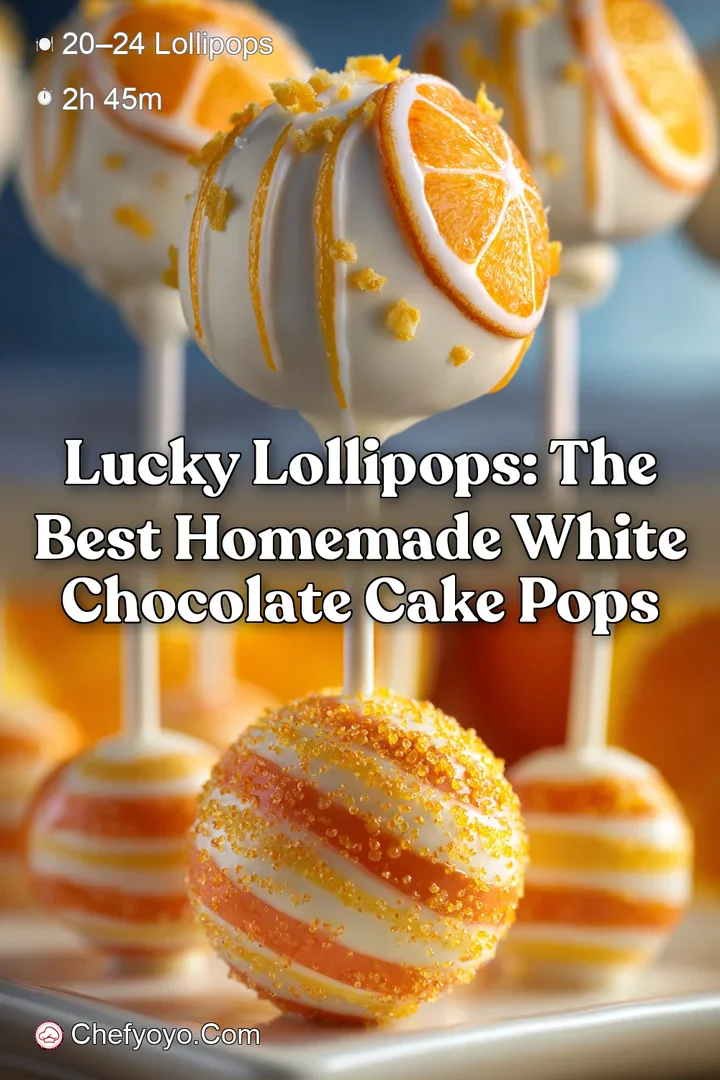 Lucky Lollipops: The Best Homemade White Chocolate Cake Pops