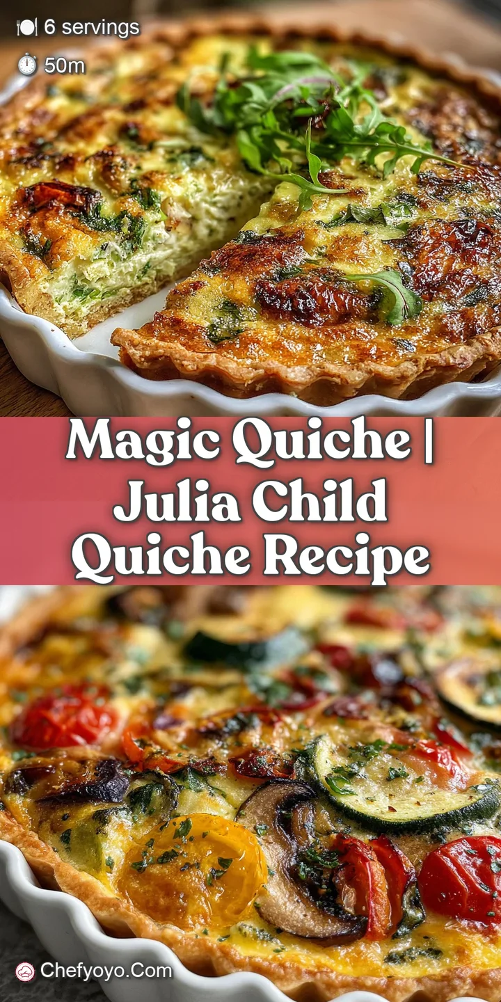 Close-up: Creamy yellow quiche filling peeks from a golden crust. Visible flecks of herbs and savory ingredients entice th...