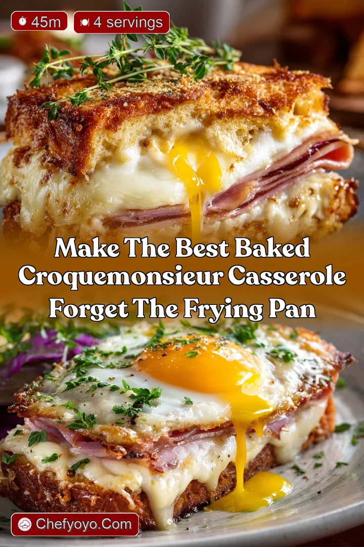 Make the Best Baked CroqueMonsieur Casserole Forget the Frying Pan