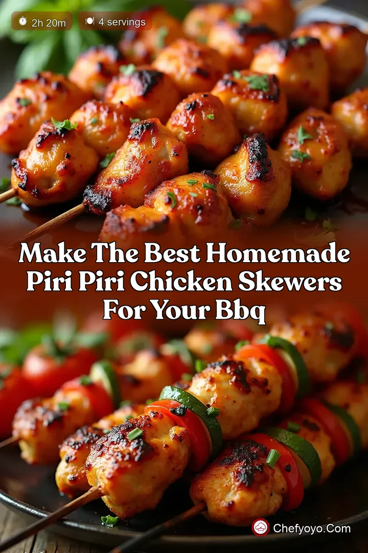 Make the Best Homemade Piri Piri Chicken Skewers for Your BBQ