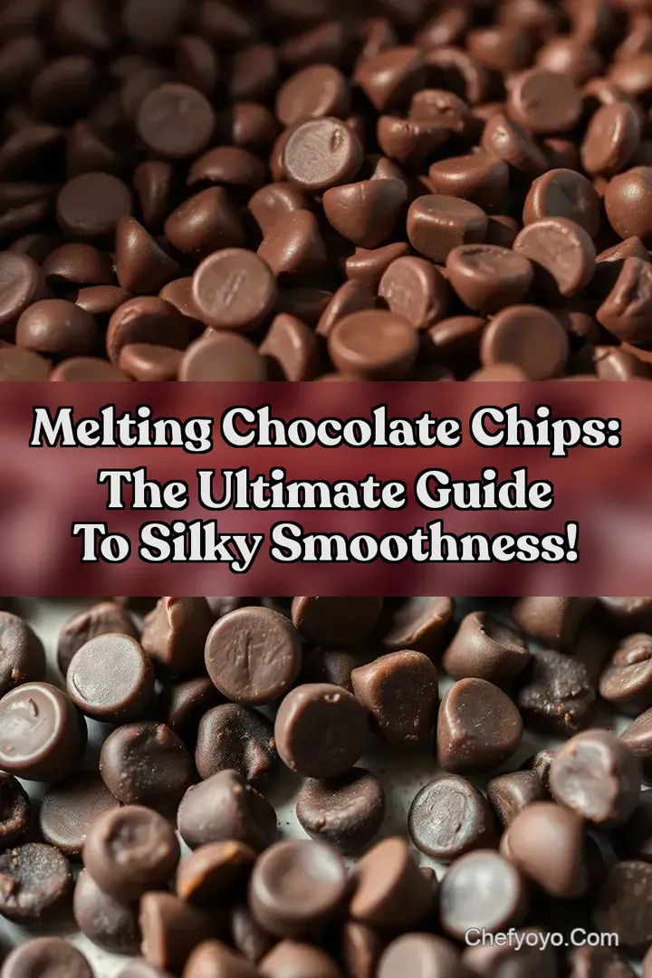 Melting Chocolate Chips: The Ultimate Guide to Silky Smoothness!
