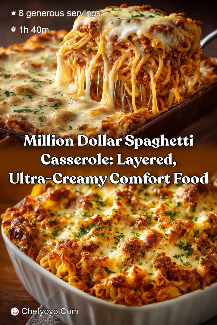 Million Dollar Spaghetti Casserole: Layered Ultra-Creamy Comfort Food