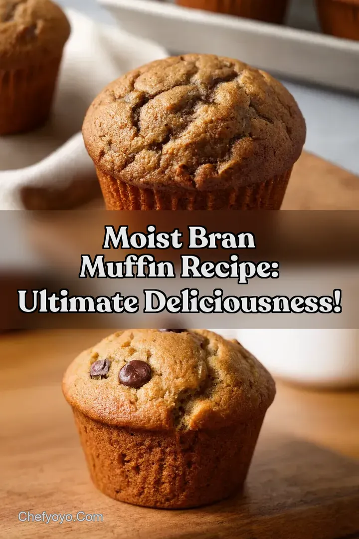 Moist Bran Muffin Recipe: Ultimate Deliciousness! : PIN FOR LATER Moist Bran Muffin Recipe: Ultimate Deliciousness!