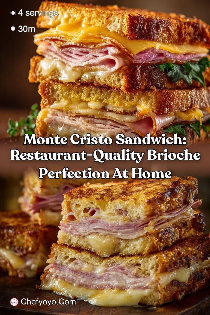 Monte Cristo Sandwich: Restaurant-Quality Brioche Perfection at Home