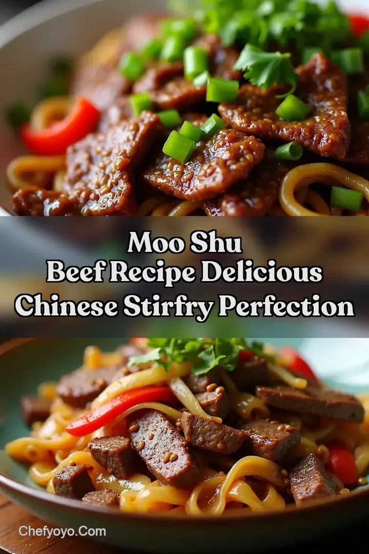 Moo Shu Beef Recipe Delicious Chinese StirFry Perfection