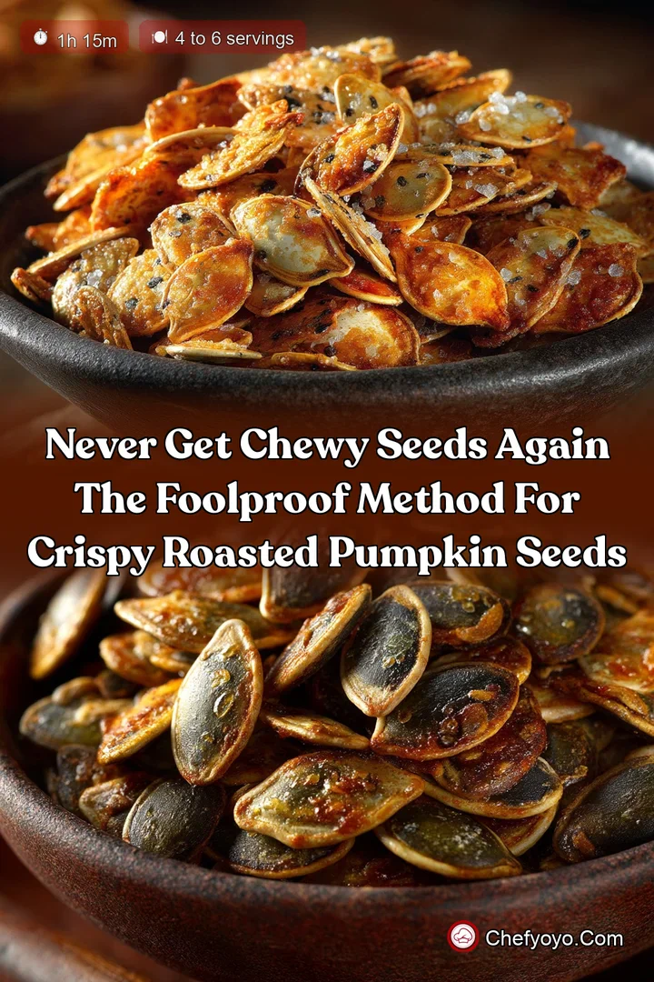 Never get chewy seeds again The foolproof method for Crispy Roasted Pumpkin Seeds