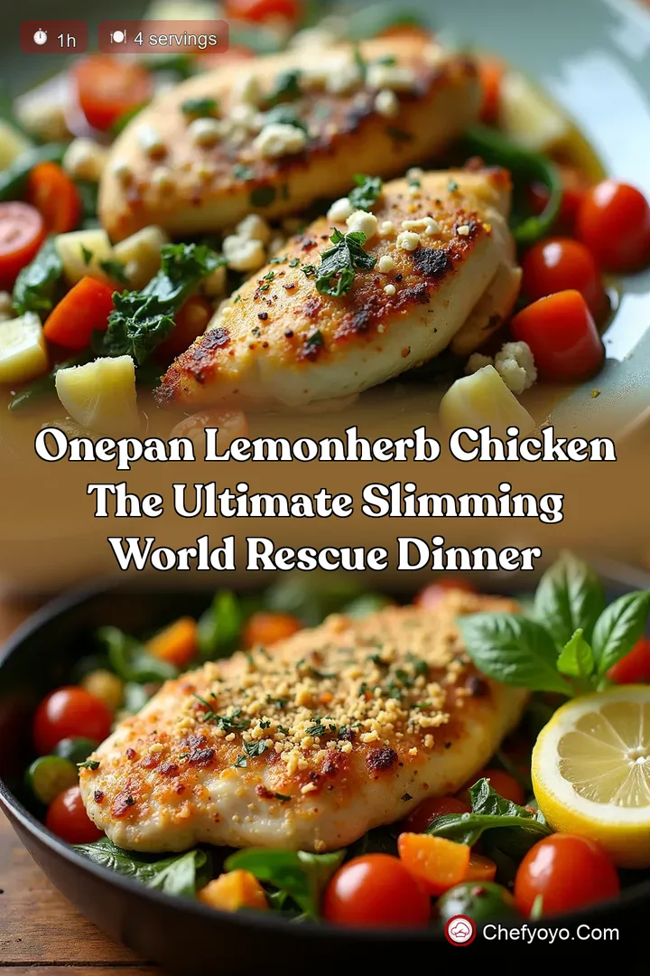 OnePan LemonHerb Chicken The Ultimate Slimming World Rescue Dinner