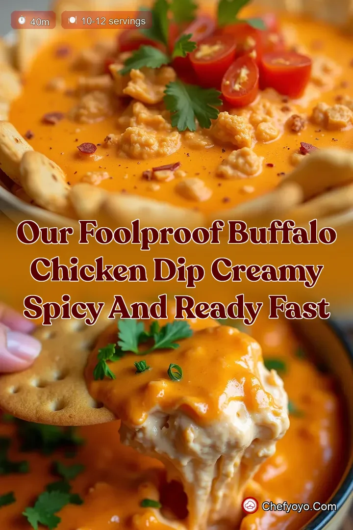 Our Foolproof Buffalo Chicken Dip Creamy Spicy and Ready Fast