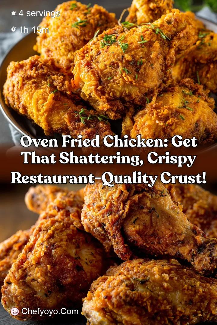 Oven Fried Chicken: Get That Shattering Crispy Restaurant-Quality Crust!