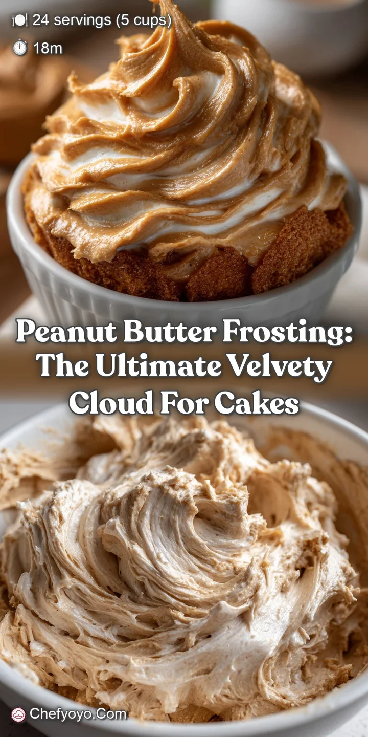 Peanut butter frosting: The Ultimate Velvety Cloud for Cakes
