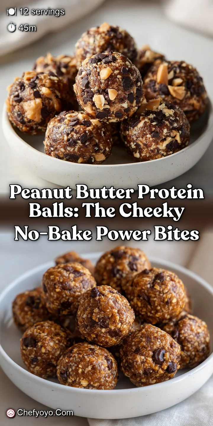 Peanut Butter Protein Balls: The Cheeky No-Bake Power Bites