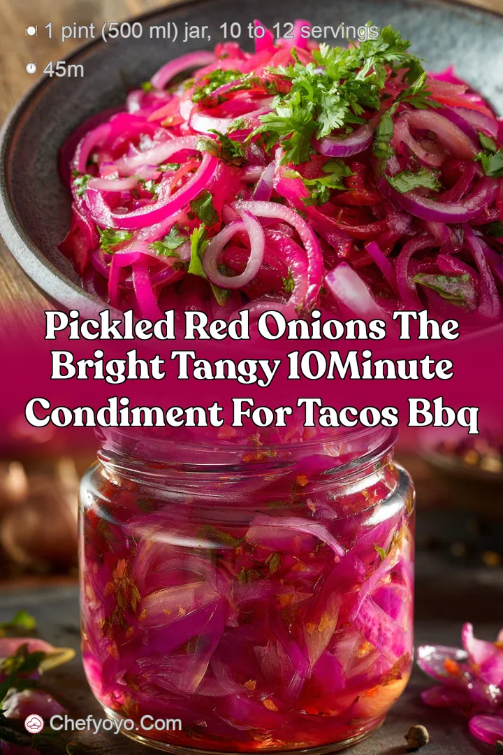 Pickled Red Onions The Bright Tangy 10Minute Condiment for Tacos BBQ