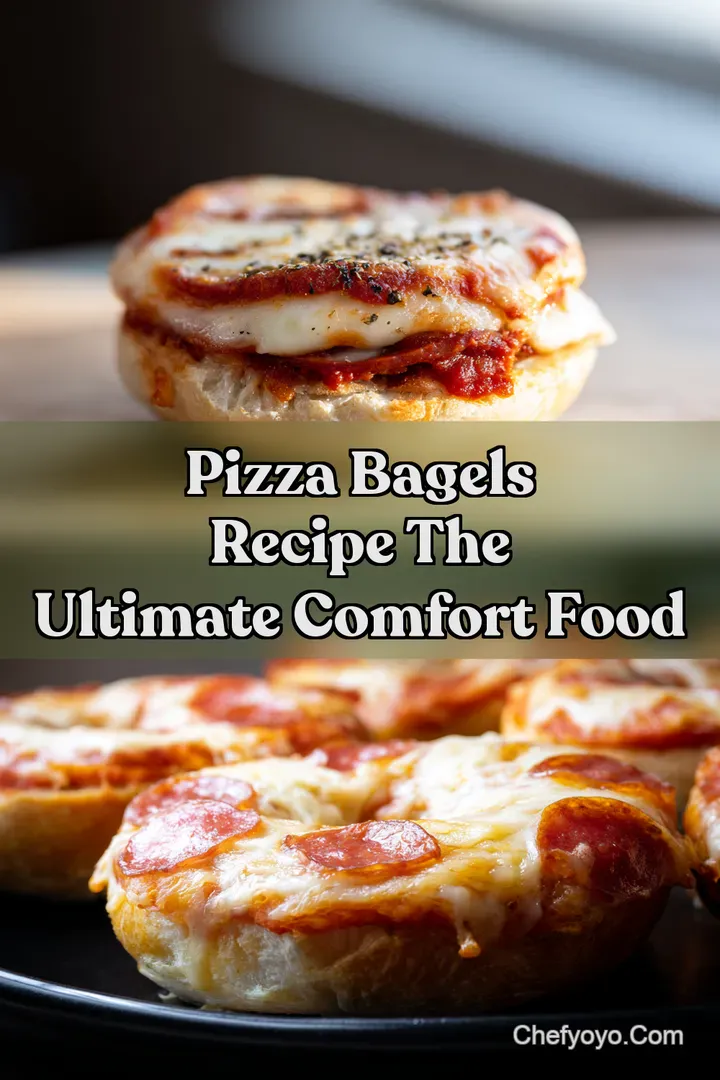 Pizza Bagels Recipe The Ultimate Comfort Food