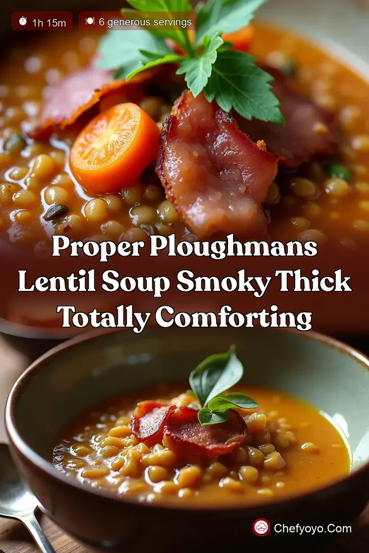Proper Ploughmans Lentil Soup Smoky Thick Totally Comforting
