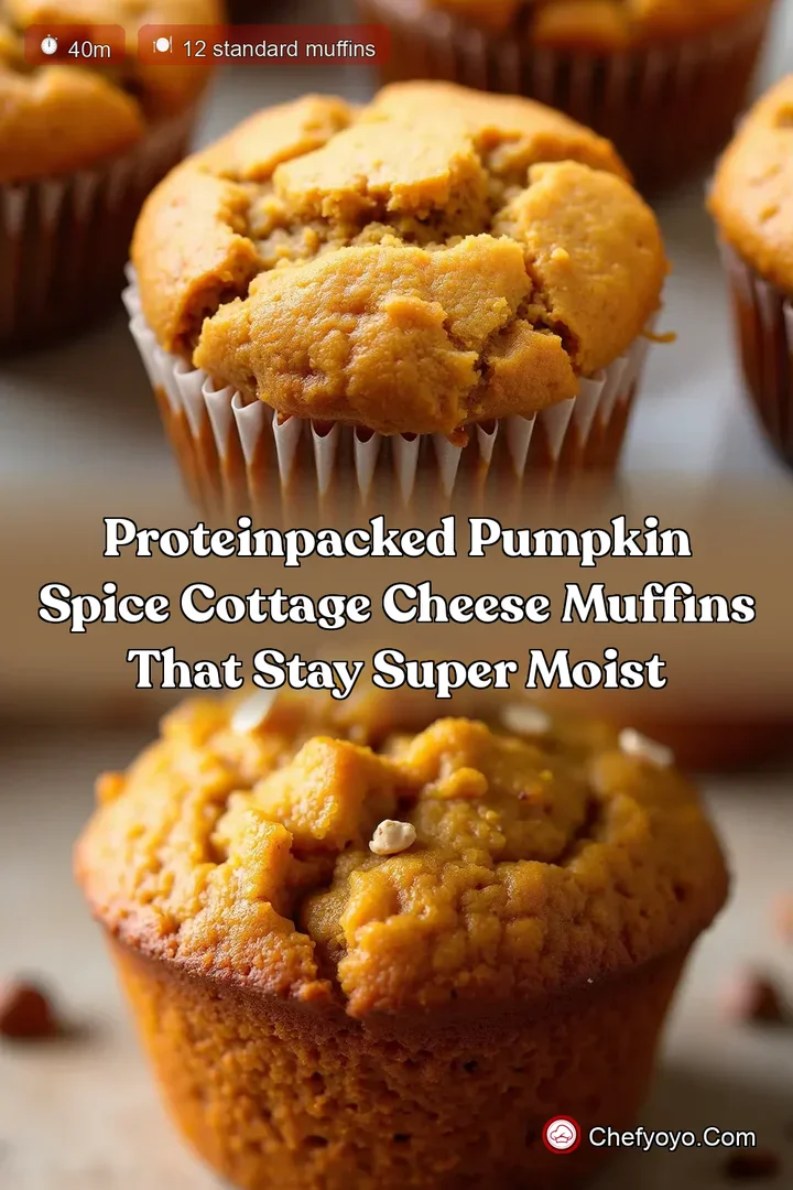 ProteinPacked Pumpkin Spice Cottage Cheese Muffins That Stay Super Moist