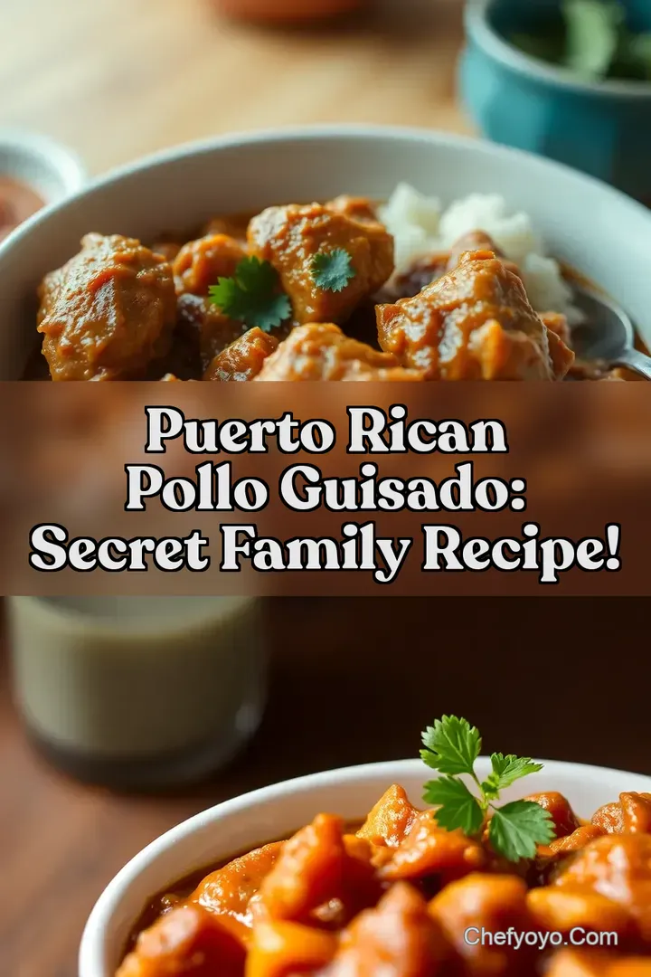 Puerto Rican Pollo Guisado: Secret Family Recipe!