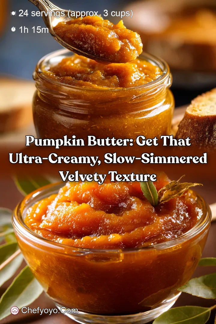Pumpkin Butter: Get that Ultra-Creamy Slow-Simmered Velvety Texture
