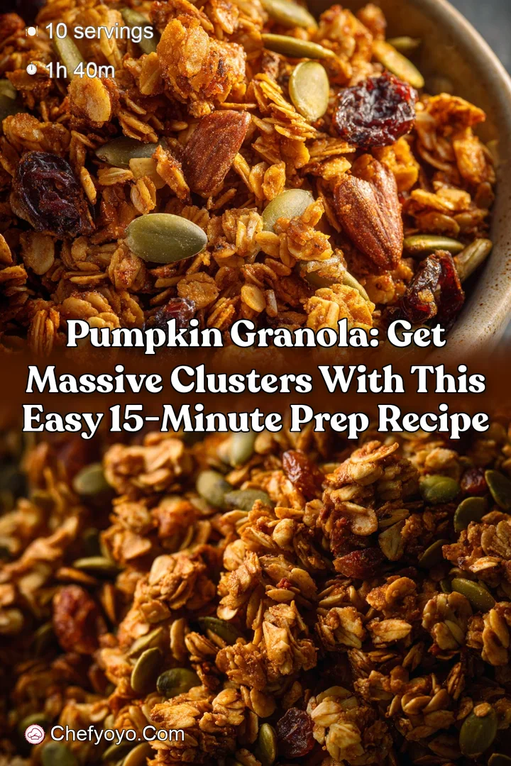 Pumpkin Granola: Get Massive Clusters with This Easy 15-Minute Prep Recipe