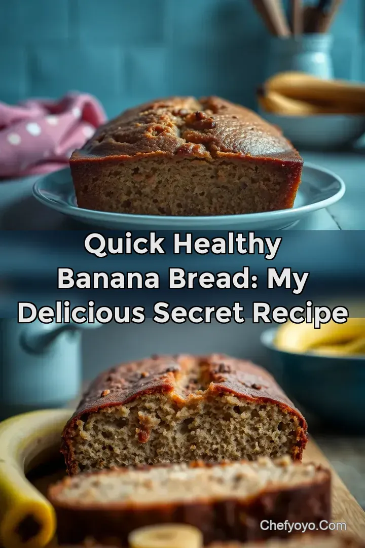 Quick Healthy Banana Bread: My Delicious Secret Recipe