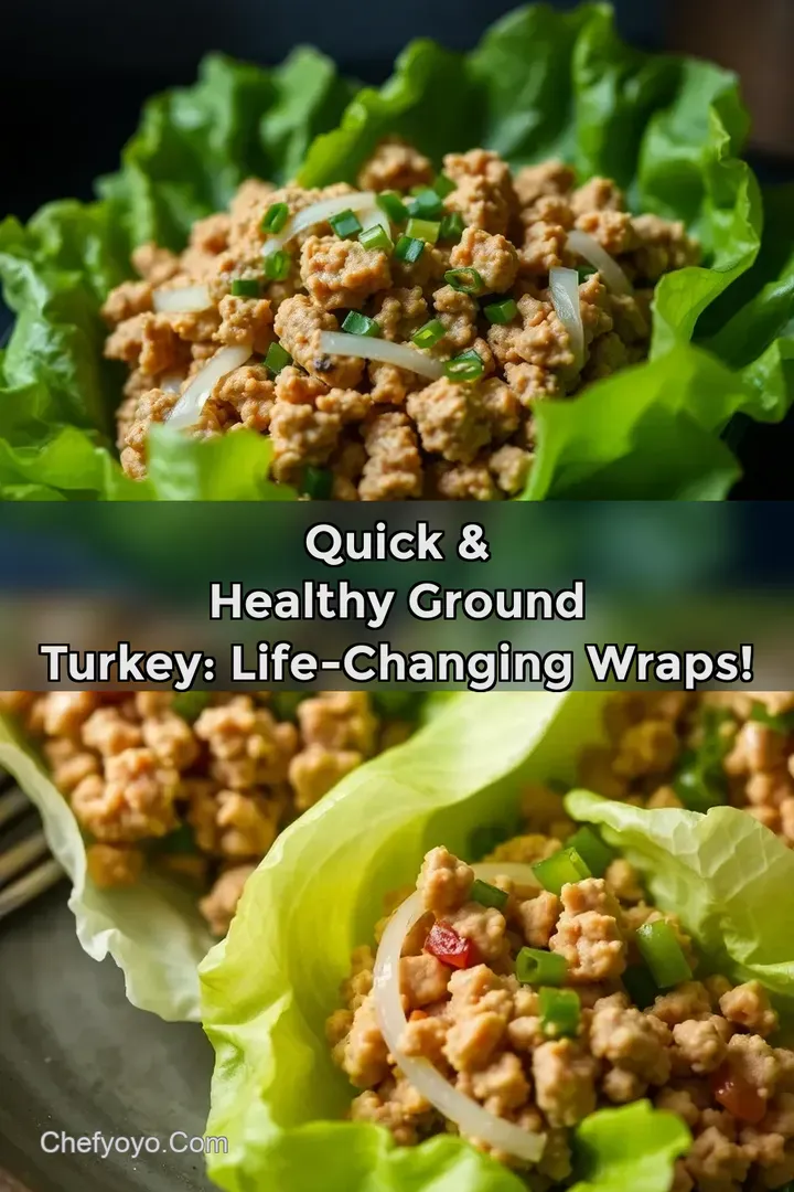 Quick & Healthy Ground Turkey: Life-Changing Wraps!