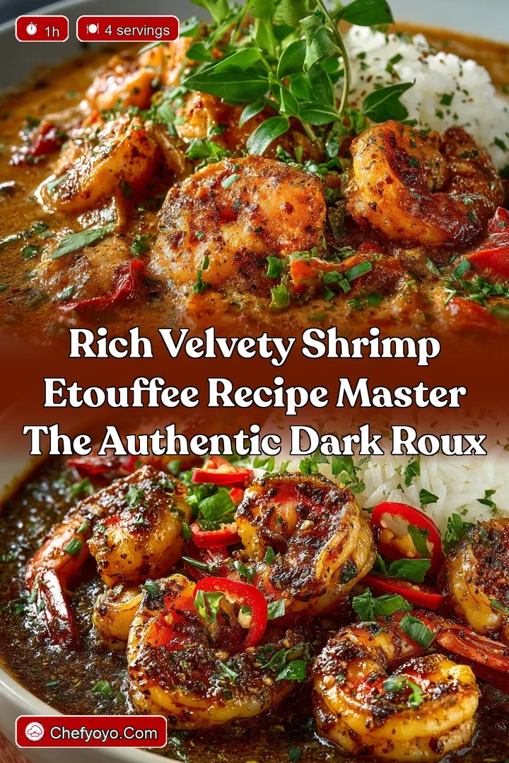 Rich Velvety Shrimp Etouffee Recipe Master the Authentic Dark Roux