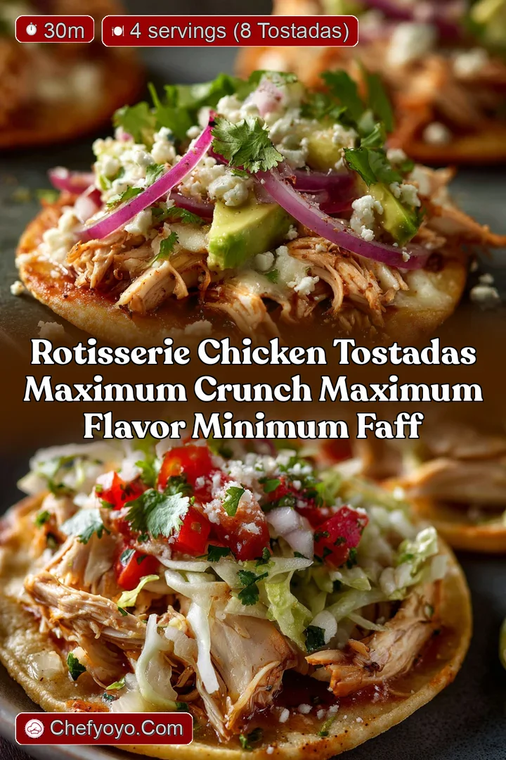 Rotisserie Chicken Tostadas Maximum Crunch Maximum Flavor Minimum Faff