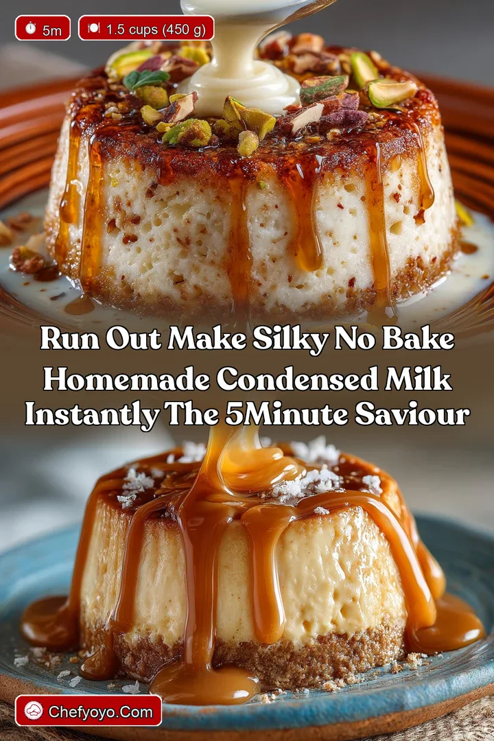 Run Out Make Silky No Bake Homemade Condensed Milk Instantly The 5Minute Saviour