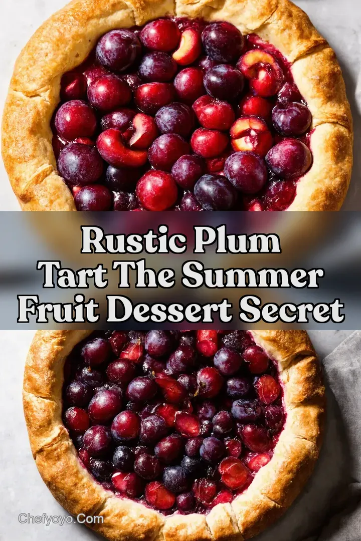 Rustic Plum Tart The Summer Fruit Dessert Secret