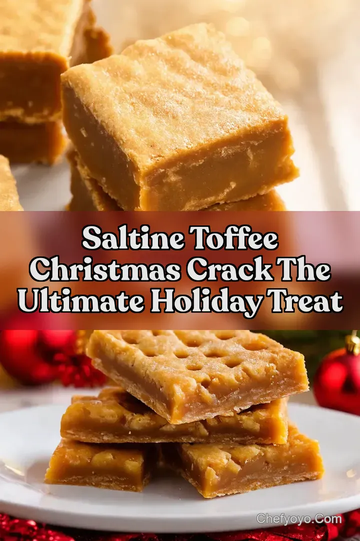 Saltine Toffee Christmas Crack The Ultimate Holiday Treat