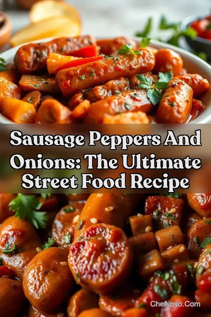Sausage Peppers And Onions: The Ultimate Street Food Recipe