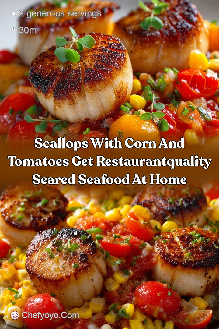 Scallops with Corn and Tomatoes Get RestaurantQuality Seared Seafood at Home