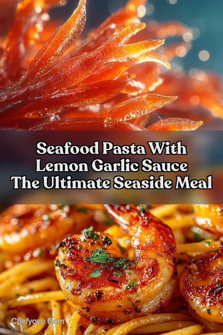 Seafood Pasta with Lemon Garlic Sauce The Ultimate Seaside Meal