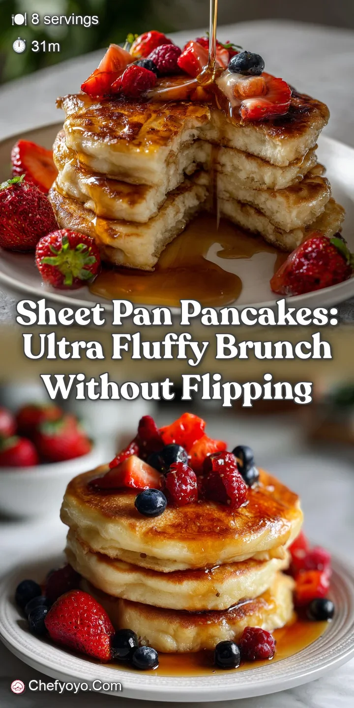 Sheet Pan Pancakes: Ultra Fluffy Brunch Without Flipping