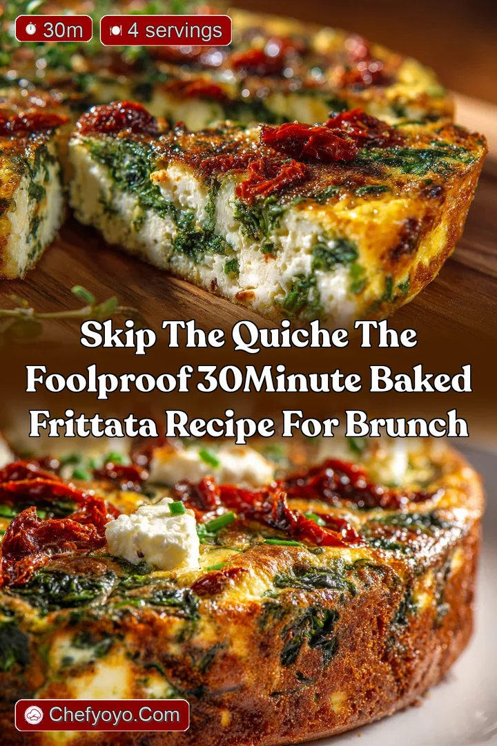 Skip the Quiche The Foolproof 30Minute Baked Frittata Recipe for Brunch