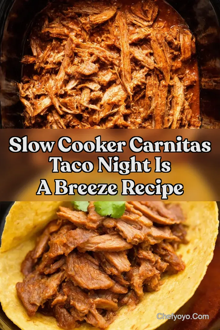 Slow Cooker Carnitas Taco Night Is a Breeze Recipe