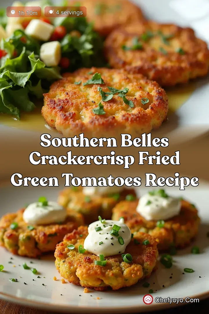 Southern Belles CrackerCrisp Fried Green Tomatoes Recipe
