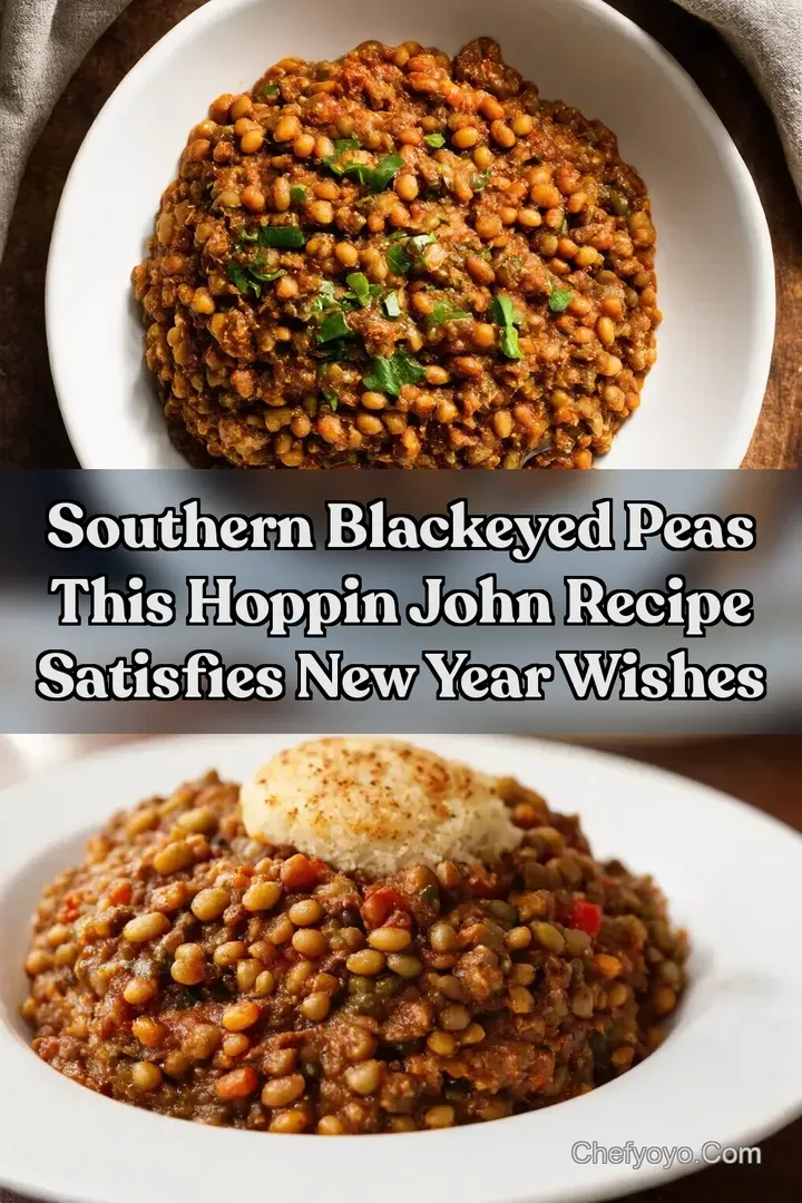 Southern BlackEyed Peas This Hoppin John Recipe Satisfies New Year Wishes