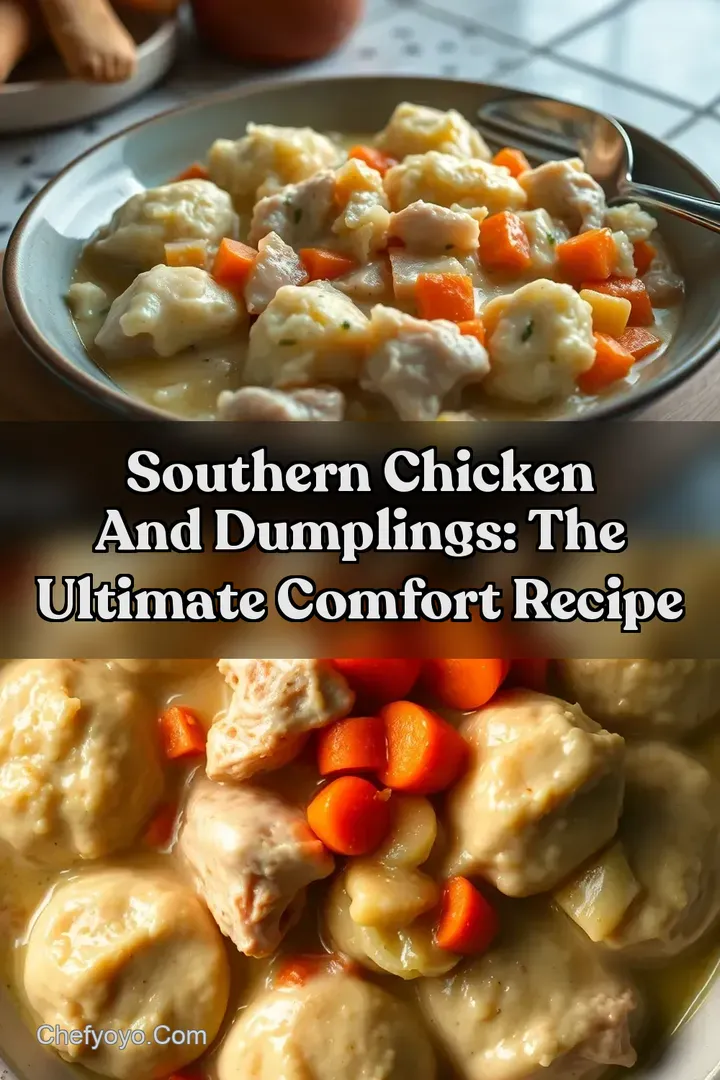 Southern Chicken And Dumplings: The ULTIMATE Comfort Recipe
