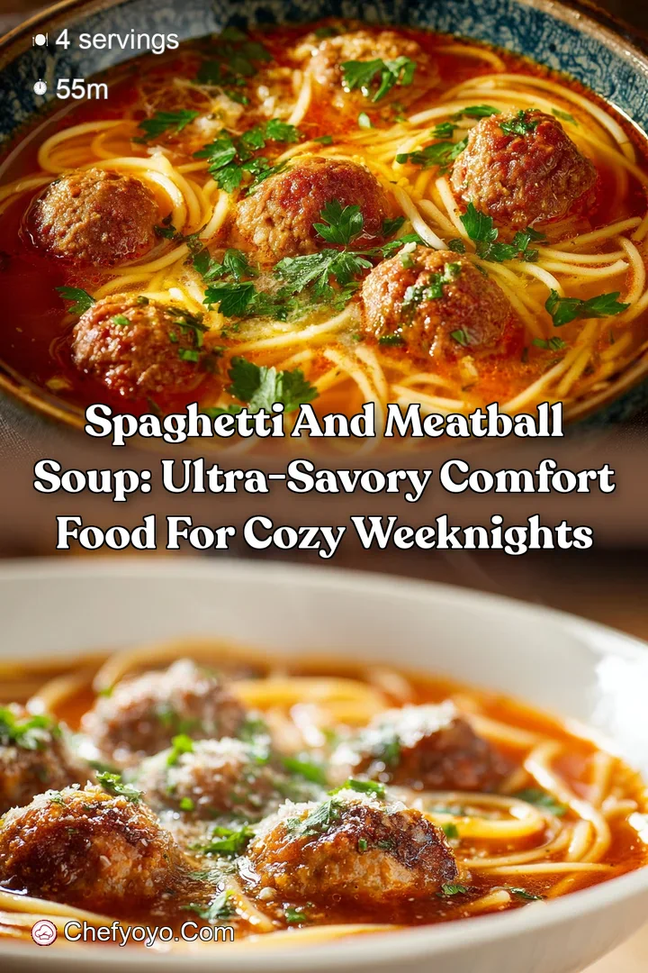 Spaghetti and Meatball Soup: Ultra-Savory Comfort Food for Cozy Weeknights