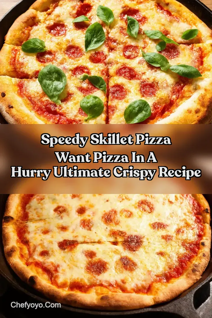 Speedy Skillet Pizza Want Pizza in a Hurry Ultimate Crispy Recipe