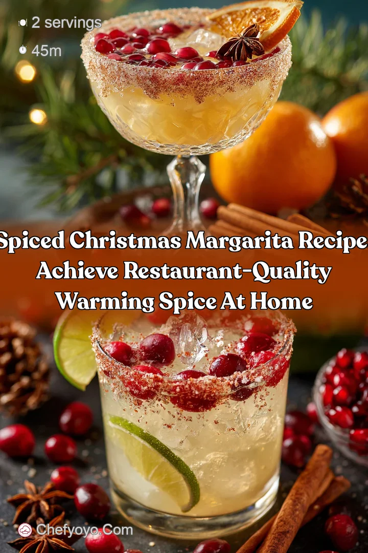 Spiced Christmas Margarita Recipe: Achieve Restaurant-Quality Warming Spice at Home