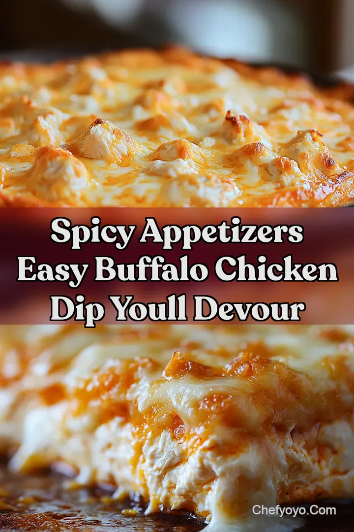 Spicy Appetizers Easy buffalo chicken dip Youll Devour
