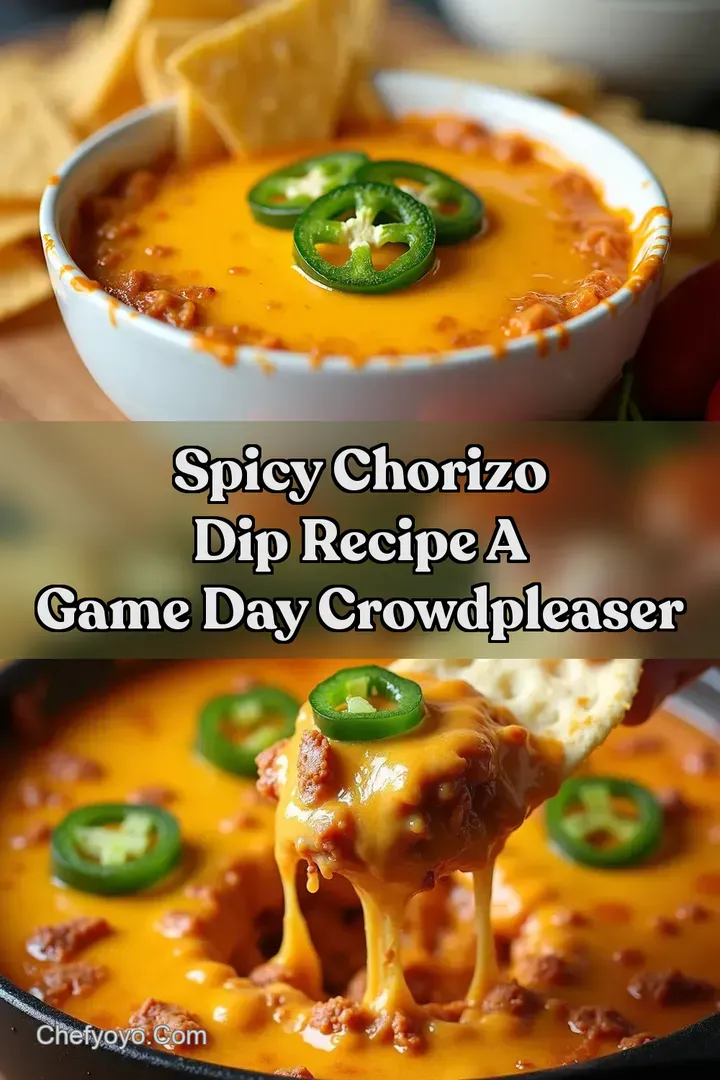 Spicy Chorizo Dip Recipe A Game Day CrowdPleaser