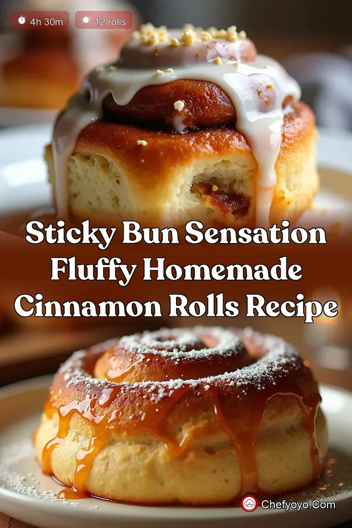 Sticky Bun Sensation Fluffy Homemade Cinnamon Rolls Recipe