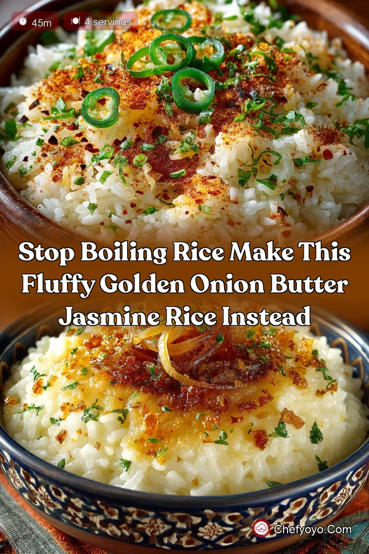 Stop Boiling Rice Make This Fluffy Golden Onion Butter Jasmine Rice Instead