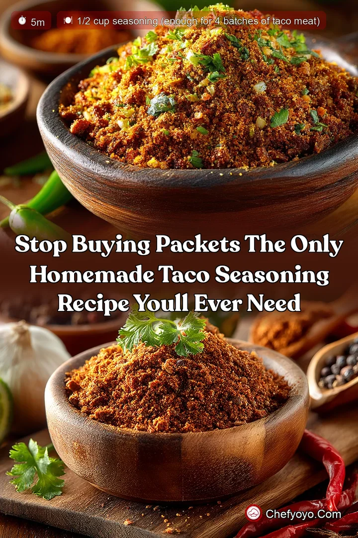 Stop Buying Packets The Only Homemade Taco Seasoning Recipe Youll Ever Need