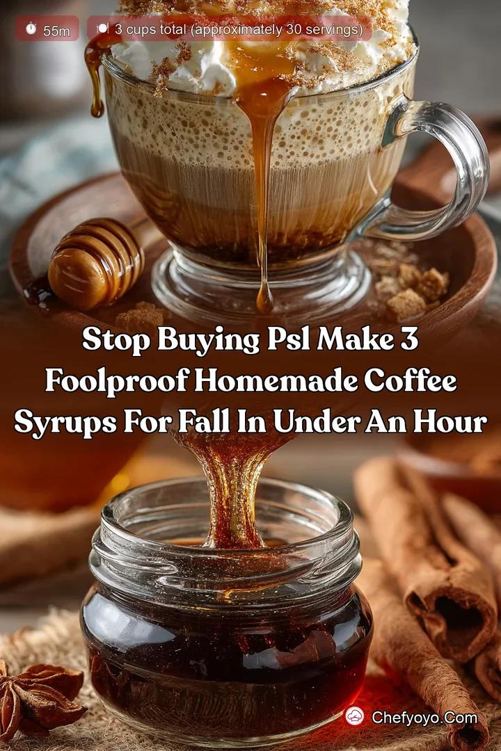 Stop buying PSL Make 3 Foolproof Homemade Coffee Syrups for Fall in under an hour